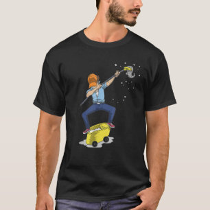 Dabbing Janitor Funny Dancing Gift For Custodian T-Shirt