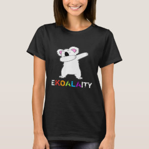 Dabbing Koala Bear Gay Lesbian Pride Rainbow Ekoal T-Shirt