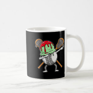 Dabbing Lacrosse Ball Drip Ice Cream Kids Youth Bo Coffee Mug