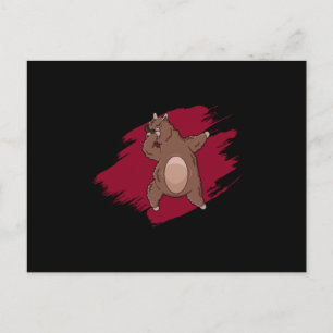 Dabbing Lama Dab Alpaca Funny Kids Gift Idea Cool Postcard