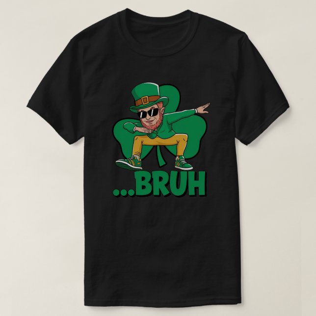 Dabbing Leprechaun Gifts St Patrick's Day  T-Shirt (Design Front)