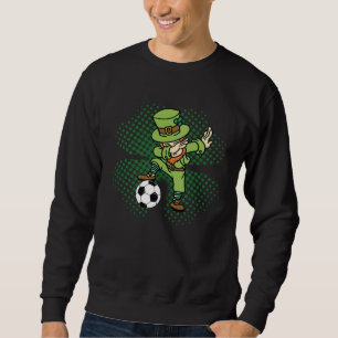 Dabbing Leprechaun Soccer Great St Patricks Day Sweatshirt