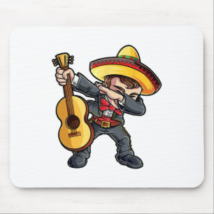 Dabbing Mariachi T Shirt Cinco De Mayo Kids Boys M Mouse Pad