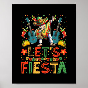 Dabbing Mexican Cinco de Mayo Women and Men Poster