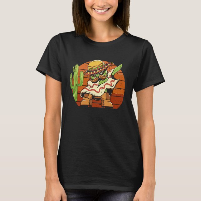 Dabbing Mexican Fiesta Cinco de Mayo Festival Cele T-Shirt (Front)