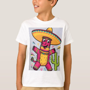 Dabbing Mexican Poncho Cinco de Mayo T-Shirt