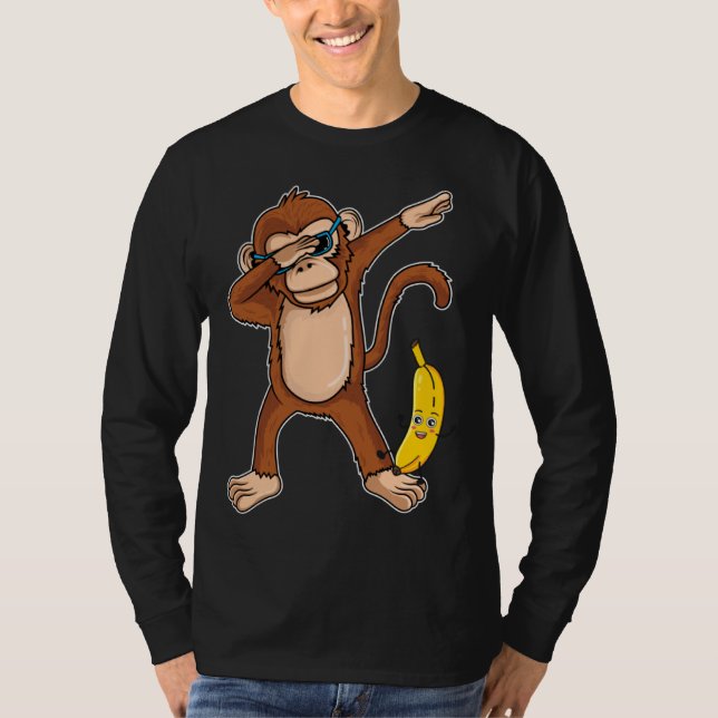 Dabbing Monkey  Dab Dance Monkey T-Shirt (Front)