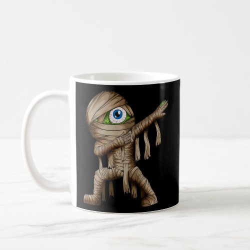 Dabbing Mummy Halloween Dab Fan  Scary Stories  Coffee Mug