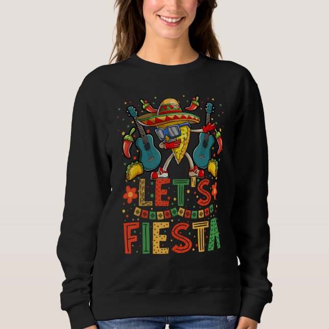 Dabbing Nacho Cinco de Mayo Shirt Women Men Lets F (Front)