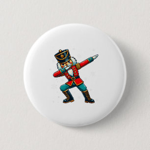 Dabbing Nutcracker Christmas Costume Matching Fami Button