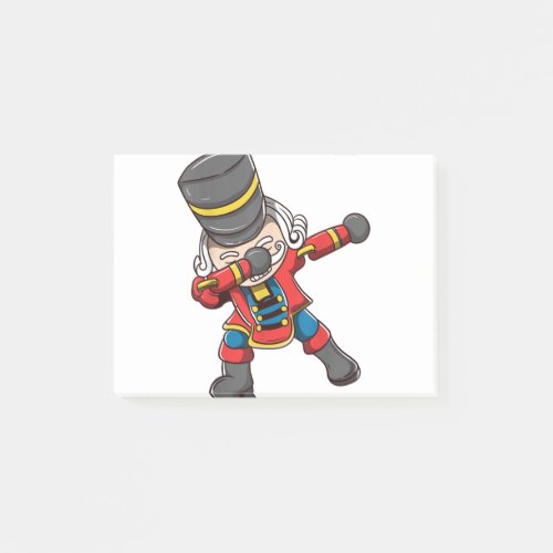 Dabbing nutcracker squad matching christmas post_it notes