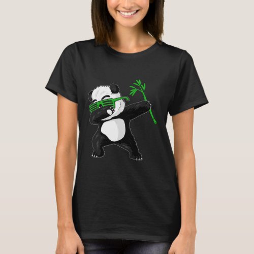 Dabbing Panda Cute Animal Giant Panda T_Shirt