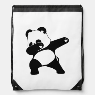 Dabbing Panda  Drawstring Bag