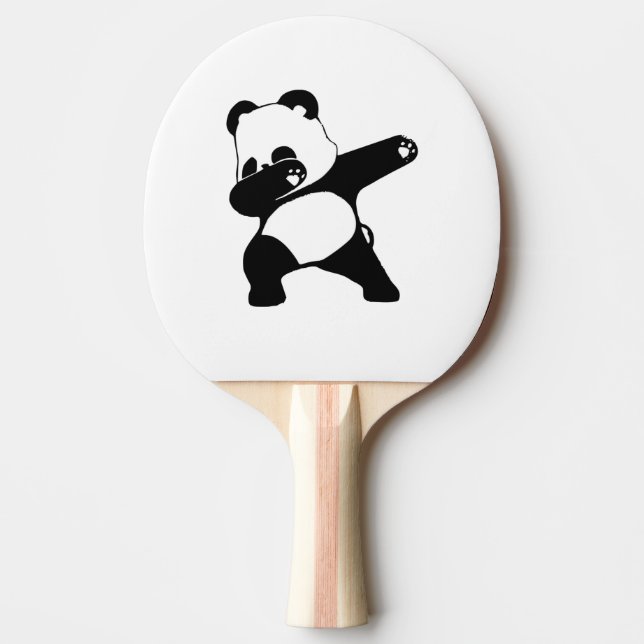 Dabbing Panda, Funny Panda dab Ping Pong Paddle (Front)