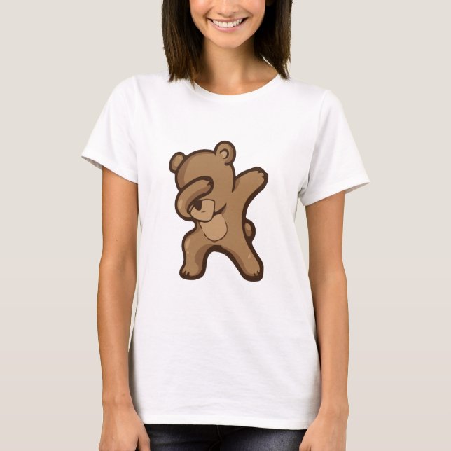 Dabbing Panda, Funny Panda dab  T-Shirt (Front)