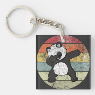 Dabbing Panda, Funny Panda  Keychain