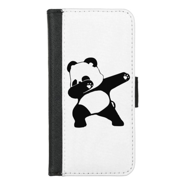 Dabbing Panda  iPhone Wallet Case (Front)
