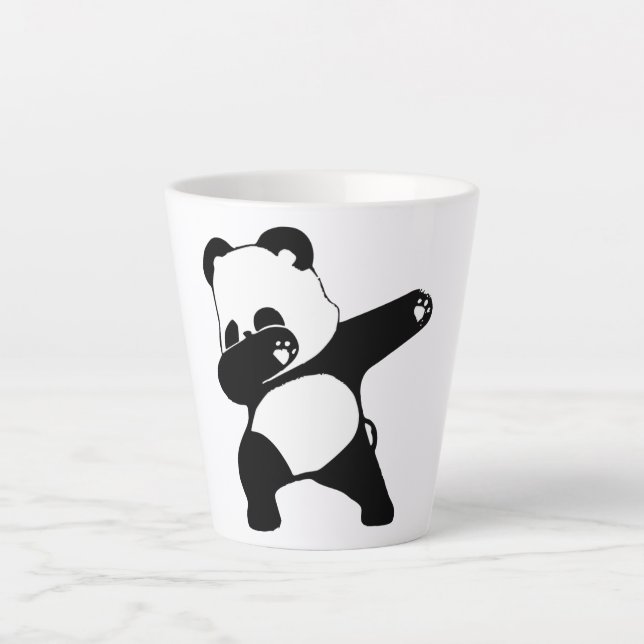 Dabbing Panda  Latte Mug (Front)
