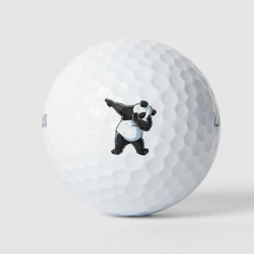 Dabbing Panda Print Dab Bear Dance Men Women Kids Golf Balls