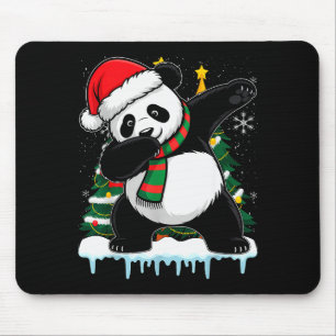 Dabbing Panda Santa Christmas Kids Boys Men Xmas B Mouse Pad