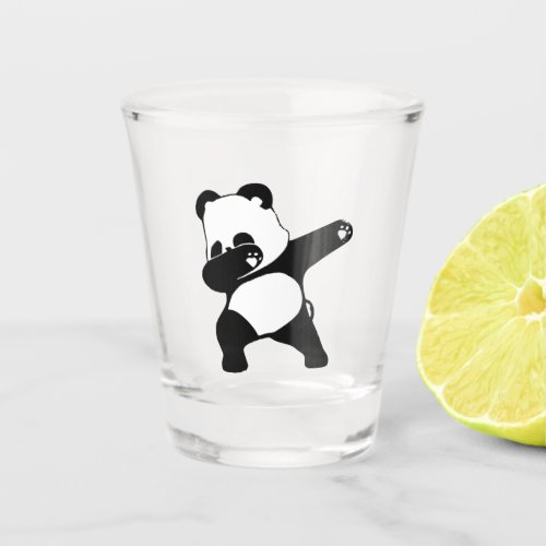 Dabbing Panda Shot Glass