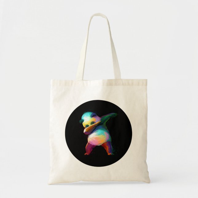 Dabbing Panda Tote Bag (Front)