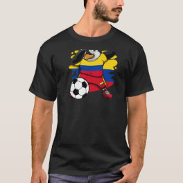 Dabbing Penguin Colombia Soccer Fans Jersey Footba T-Shirt