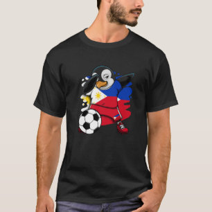 Dabbing Penguin Philippines Soccer Fans Jersey Fla T-Shirt