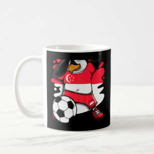 Dabbing Penguin Singapore Soccer Fans Je Coffee Mug