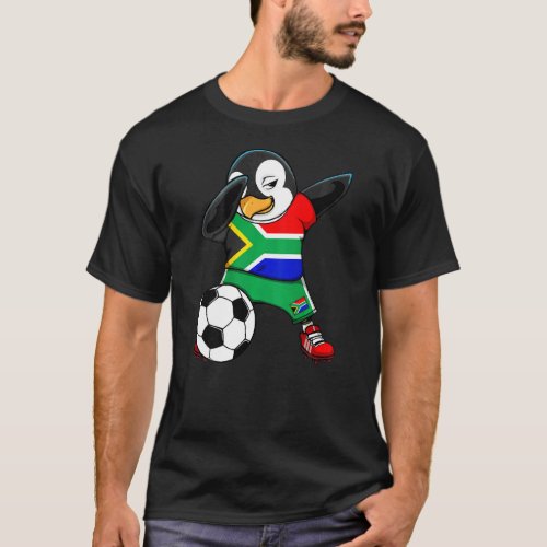 Dabbing Penguin South Africa Soccer Fans Jersey Fo T_Shirt
