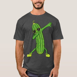 Dabbing Pickle Dancing Cuber lover Funny Gifts T-Shirt