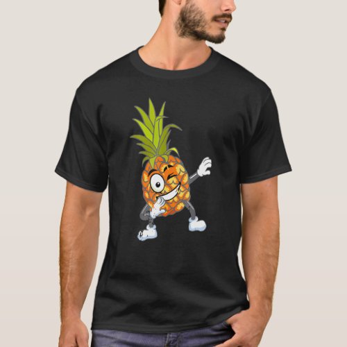 Dabbing Pineapple Funny Pool Party For Kids Men Wo T_Shirt