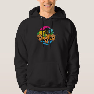 Dabbing Pineapple Sunglasses, Vintage Aloha, Funny Hoodie
