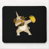 Dabbing Pug Dog Taco Pugicorn Tshirt Mexican Tacos Unicorn