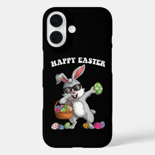 Dabbing Rabbit Easter Day Eggs Dab Boys Girls Kid  iPhone 16 Case