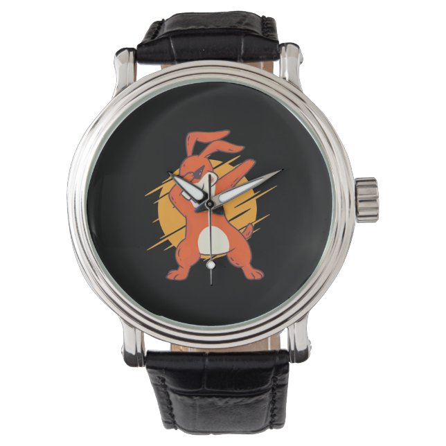 Dabbing Rabbit Watch (Front)