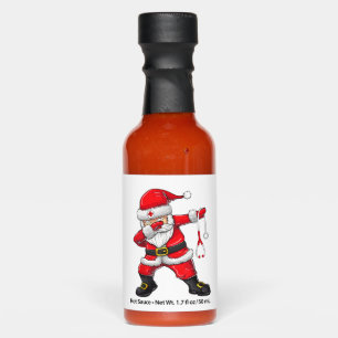 Dabbing Santa Christmas Scrub   Hot Sauces