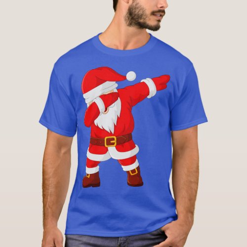Dabbing Santa Claus Christmas Kids Boys Girls Dab  T_Shirt