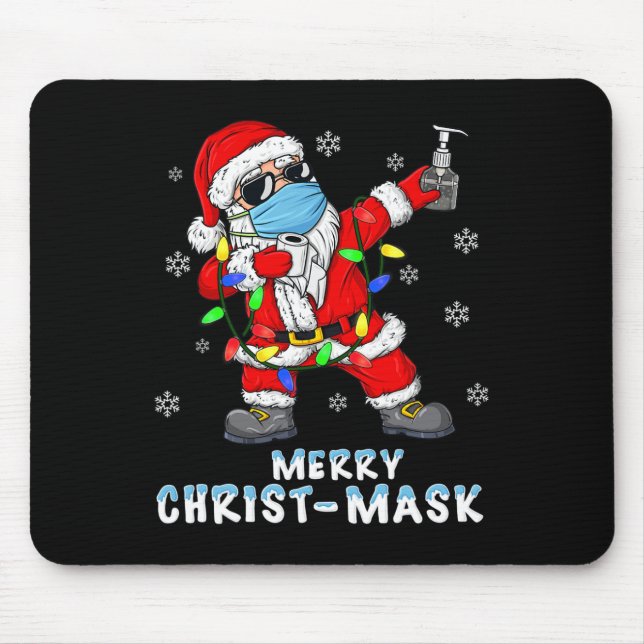 Dabbing Santa Claus Merry Christmas Xmas Fun Dab  Mouse Pad (Front)