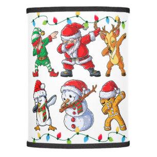 Dabbing Santa Elf Friends Christmas Boys Girls Men Lamp Shade