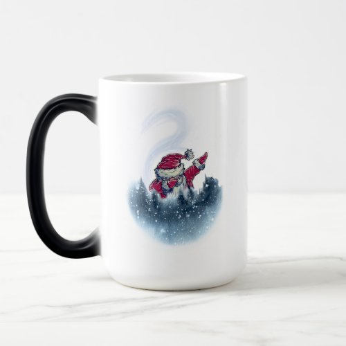 Dabbing Santa in the moonshine Magic Mug