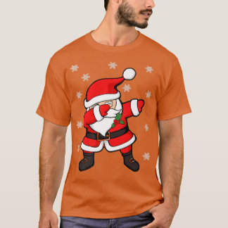Dabbing Santa Santa Claus Funny Christmas Premium T-Shirt