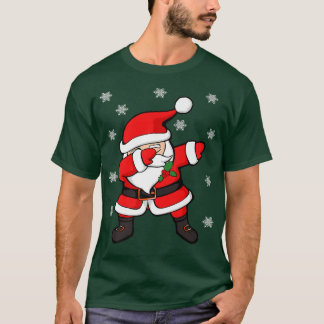 Dabbing Santa Santa Claus Funny Christmas Premium T-Shirt