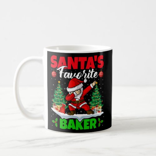 Dabbing SantaS Favorite Baker Coffee Mug