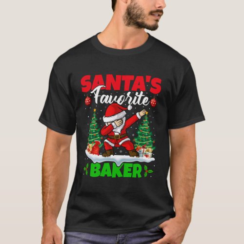 Dabbing SantaS Favorite Baker T_Shirt
