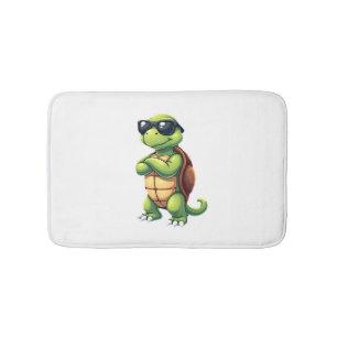Dabbing Sea Turtle Animal Lover Save The Turtles ( Bath Mat