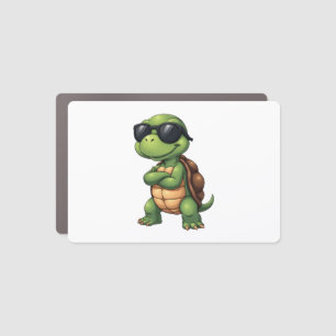 Dabbing Sea Turtle Animal Lover Save The Turtles ( Car Magnet