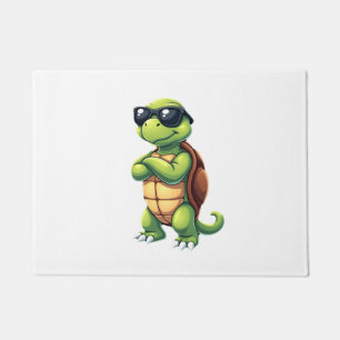 Dabbing Sea Turtle Animal Lover Save The Turtles ( Doormat