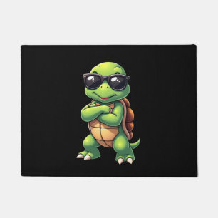 Dabbing Sea Turtle Animal Lover Save The Turtles ( Doormat