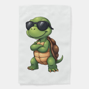 Dabbing Sea Turtle Animal Lover Save The Turtles ( Garden Flag